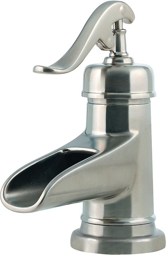 Pfister LFM42YPKK Ashfield Single Control 4" Centerset Bathroom Faucet in Brushed Nickel, Water-Efficient Model