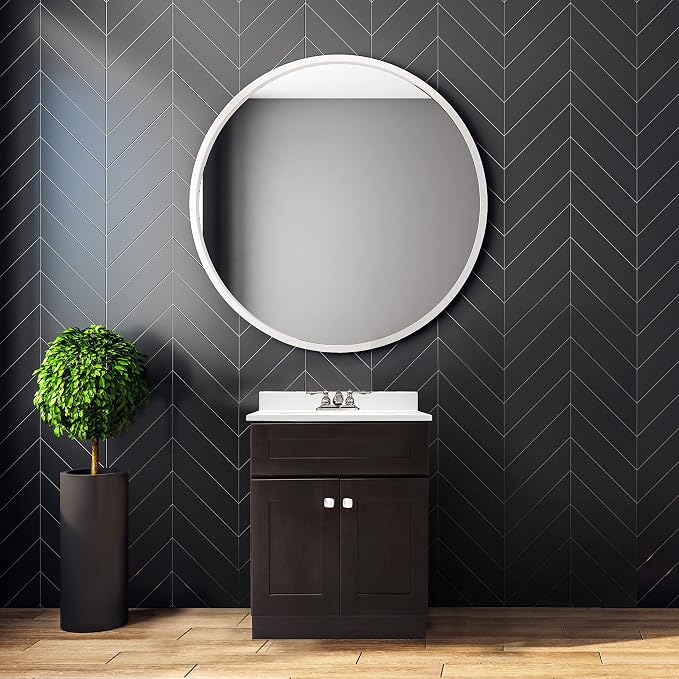 Design House Brookings Bathroom Vanity, 24", Espresso | Adjustable Hinges, Freestanding, Contemporary/Modern, Wood, Bath, 586966