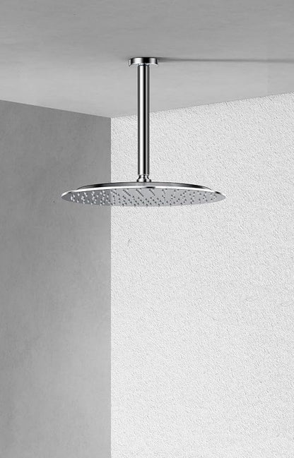 VBFF-Shower Head,rain shower head, 12 inch- Round Shower Head, 1.8 GPM Flow Rate, rainfall showerhead,VBFF13 (Chrome)