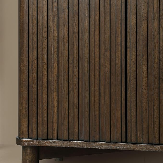 OVE Decors Indy 36 in. Undermount Single Sink Bathroom Vanity with White Engineered Marble Top, Dark Walnut