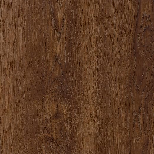 Peel and Stick Floor Tiles, Dark Brown Wood, 30 Sq.Ft | Non-Slip / Coated Surface / Indoor House / DIY Installation / Waterproof/Renter Friendly /2.8m2