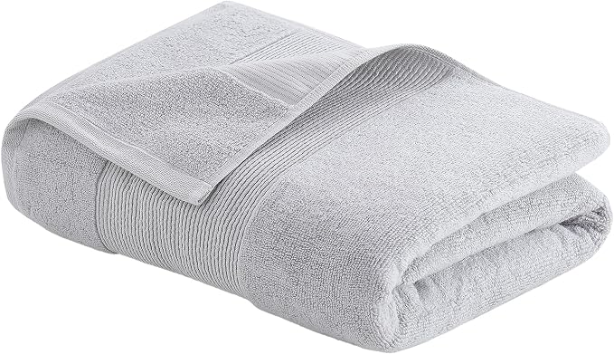 Modern Threads Air Cloud 18-Piece Towel Set - 100% Zero-Twist Cotton, 500 GSM, Quick Dry & Plush, Gray