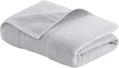 Modern Threads Air Cloud 18-Piece Towel Set - 100% Zero-Twist Cotton, 500 GSM, Quick Dry & Plush, Gray