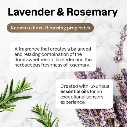 ATTITUDE Multi-Purpose Cleaner with Essential Oils, EWG Verified, Plant and Mineral-Based Ingredients, Vegan Household Products, Bulk Refill, Lavender and Rosemary, 67.6 Fl Oz (Pack of 4)