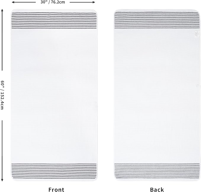MICROFI New Microfiber Waffle Bath Towels, 2 Pieces, Soft, Absorbent, Fast Drying, Lint Free 430 GSM (30''x60''/76cm x 152cm)