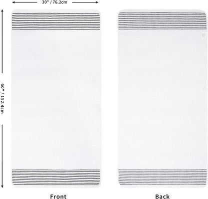 MICROFI New Microfiber Waffle Bath Towels, 2 Pieces, Soft, Absorbent, Fast Drying, Lint Free 430 GSM (30''x60''/76cm x 152cm)