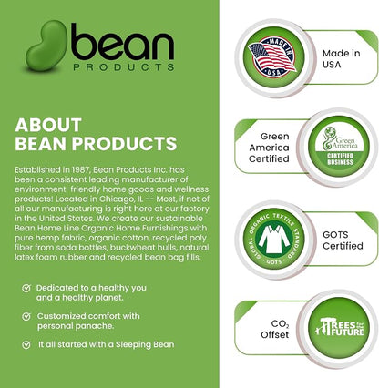 Bean Products White Hemp Bathtub Shower Curtain Liner - 70x74