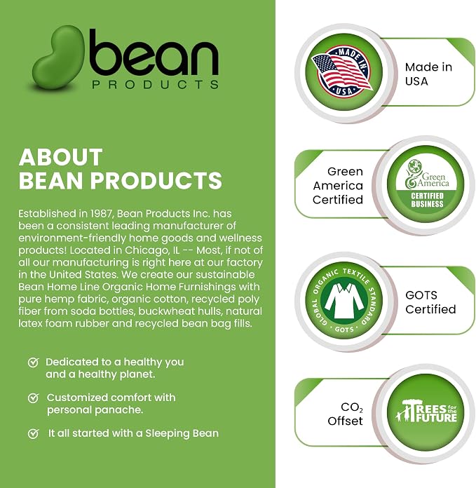 Bean Products Natural Hemp Bathtub Shower Curtain Liner - 70x74 | Non Toxic, Eco Friendly, Mildew Resistant Cloth Shower Cutain Liner - Washable, Quick Dry, Breathable, Odor Free, No Plastic