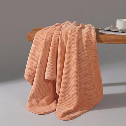 REDKISS Ultra Soft 6 Piece Towel Set, Premium Towels for Bathroom, Highly Absorbent, Quick Dry, Lightweight Bath Towels Set Collection, Includes 2 Bath Towels, 2 Hand Towels, 2 Washcloths, Orange