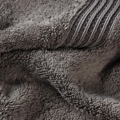 Superior Egyptian Cotton 3-Piece Towel Set, Assorted Towels for Home Bathroom, Master, Guest Bath, Decor Essentials, Includes 1 Bath, 1 Hand, 1 Face Towel/Washcloth, Quick Dry, Absorbent, Charcoal