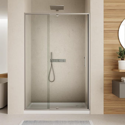 Royal Guard 38-42" W x 71" H Pivot Glass Shower Door,Chrome | Shower Doors with 4-Inch Adjustable Width, 6mm SGCC Tempered Glass, Reversible Installation,Magnetic Closing&Waterproof