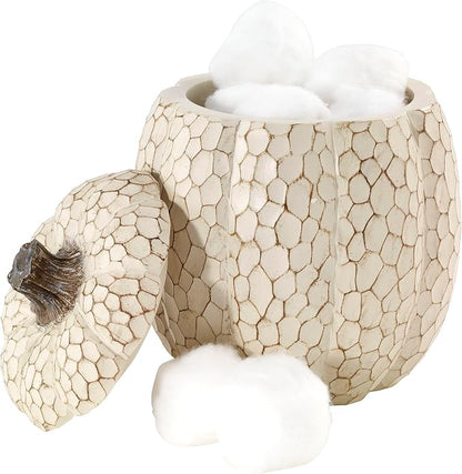 Avanti Linens - Covered Jar, Countertop Organizer, Fall Inspired Home Decor (Grateful Patch Collection)
