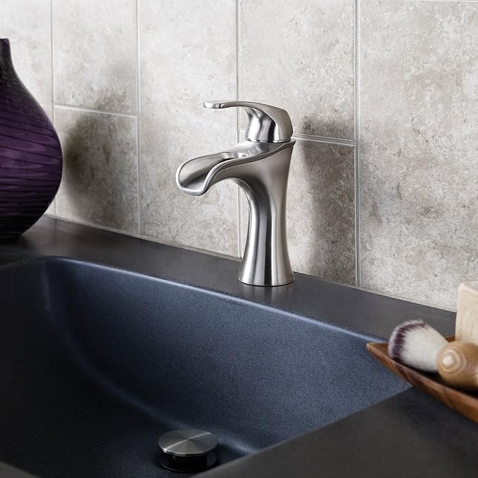 Pfister F042JDKK Jaida Single Control 4" Centerset Bathroom Faucet, Brushed Nickel