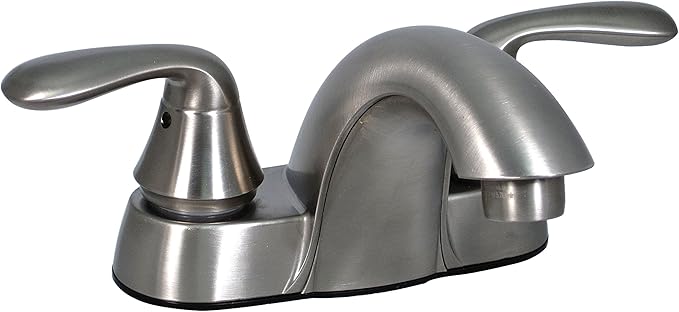 Valterra Phoenix Faucets PF232401 Two-Handle 4" Hybrid Bathroom Faucet with Low-Arc Spout - Brushed Nickel