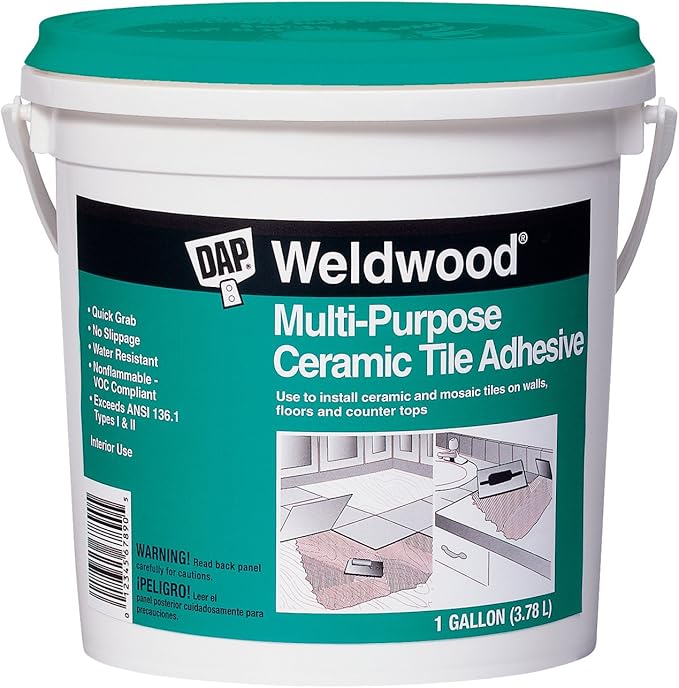DAP 25192 Mp Ceramic Tile Adh Gal, Off-White