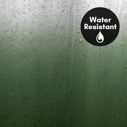 Americanflat 71x74 Green Ombre Shower Curtain - Water-Resistant Long Shower Curtain with Durable Metal Grommets and 12 Hooks - 100% Polyester