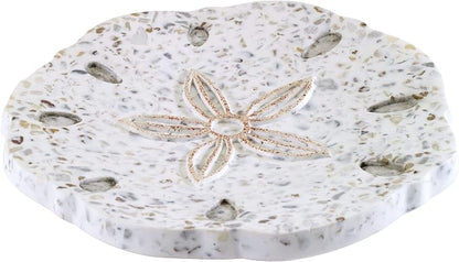 Avanti Linens - Soap Dish, Coastal Home Decor, Coastal Terrazzo