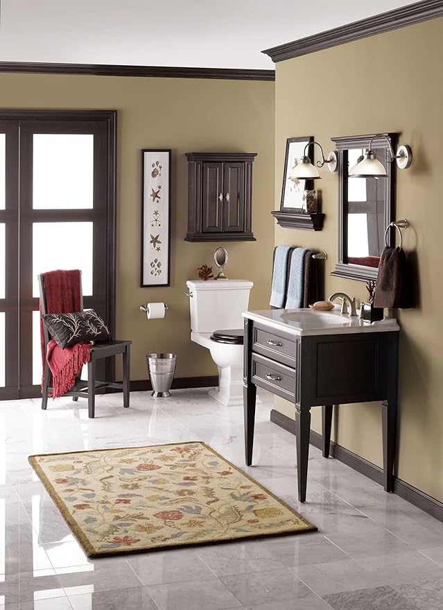 Moen Brantford Traditional Brushed Nickel Spring-Loaded Wall Mounted Toilet Paper Holder, YB2208BN