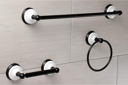Kingston Brass BAK111248ORB Victorian 3-Piece 18-Inch Towel Bar Bathroom Accessory Set in Oil Rubbed Bronze