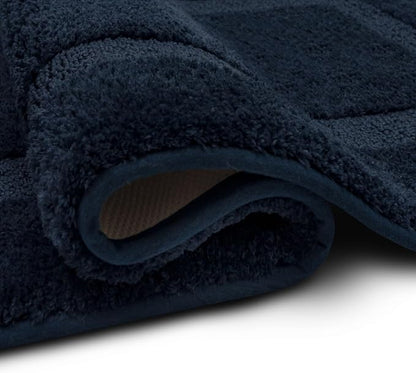 Mohawk Home Prestige Casual Solid Navy Blue 2' X 3' 4" Bath Mat Perfect for Bathroom
