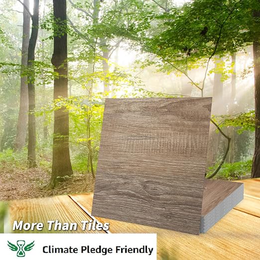 Art3d 30-Pack Peel and Stick Vinyl Floor Planks, 12" x 12", Light Brown Ash | Premium Vinyl, Self-Adhesive, Waterproof, Wood Grain, Fade-Resistant, Scratch-Proof, Ideal for Kitchen, Dining Room, Bedrooms