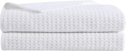 Tommy Bahama - Bath Towels, Highly Absorbent & Soft Bathroom Essentials, Low Linting & Fade Resistant, Oeko-Tex Certified (Northern Pacific White, 2 Piece)