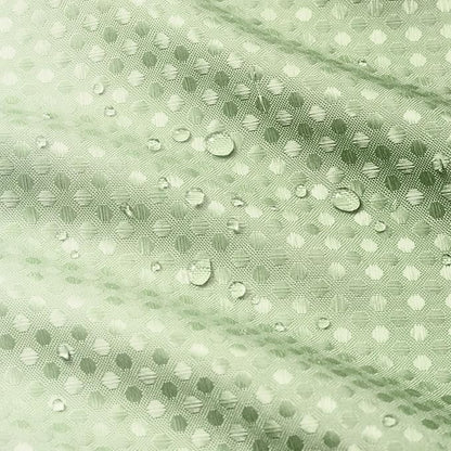 MitoVilla Sage Green Ombre Waffle Fabric Shower Curtain, Modern Waffle Weave Textured Shower Curtains for Luxury Rustic Bathroom Decor, Vintage Weighted Bathroom Shower Curtain, 72 x 72