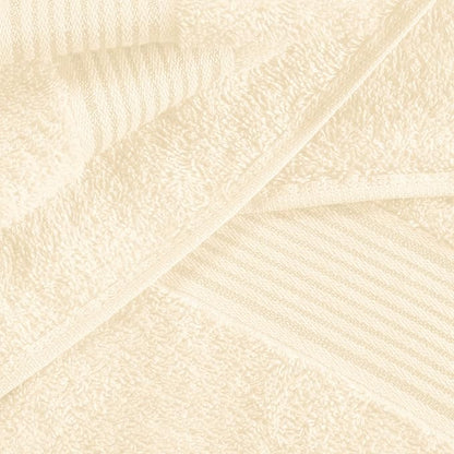 Cotton 2 Pack Oversized Bath Towel Set 28x55 inches, Large Bath Towels, Ultra Absorbant Compact Quickdry & Lightweight Towel, Ideal for Gym Travel Camp Pool - Ivory