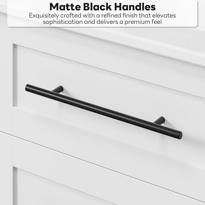 LIKIMIO 24" Bathroom Vanity with Sink, 2 Drawers & Open Shelf, White | Freestanding Bathroom Vanity, Integrated Ceramic Sink, U-Shaped Drawers, Modern Bathroom Storage Cabinet, Easy Assembly