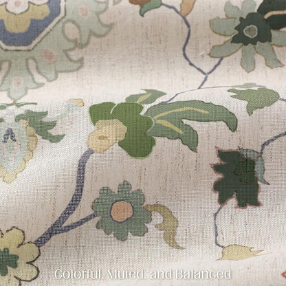 Boho Floral Shower Curtain, Vintage Cottage Core Shower Curtains for Bathroom, 72Wx72H Inch
