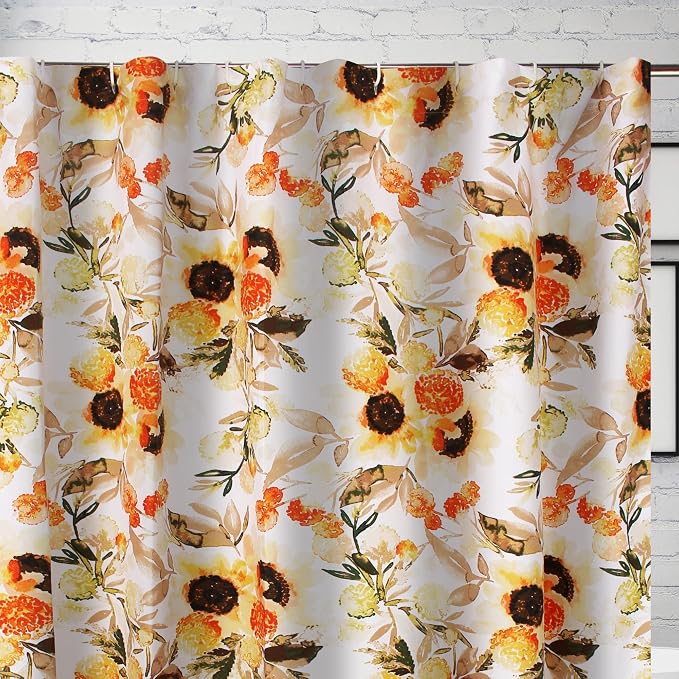 Greenland Home Fashions Fabric Sensations Shower Curtain, Stylish Bathroom Decor, Machine Washable, 72 inches x 72 inches, Somerset