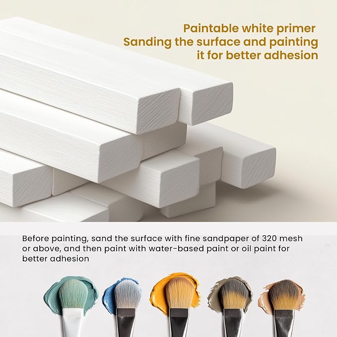 SMARTSTANDARD 30" x 80" Slab Door, Solid Core Interior Door, Pre-Assembled | 1-Panel without Hardware Kit, White Primed Shaker for Pantry, Bathroom, Laundry, Paintable Surface