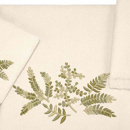 Avanti Linens - Bathroom Towel Set, 100% Soft and Absorbent Cotton Hand, Fingertip & Bath Towel, Nature-Inspired Home Decor, Set of 3 (Greenwood)