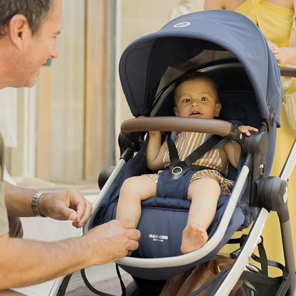 Maxi-Cosi Zelia 2 Luxe 5-in-1 Modular Travel System, New Hope Black