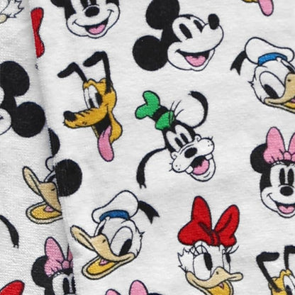 Disney Mickey & Friends Cotton Kitchen Towels, 2-Pack 16"x26", Absorbent | Durable, colorfast dish towels resist fraying, machine washable, dries dishes, hangs on oven handles, great for gifting