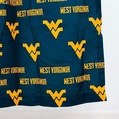 Everything Comfy West Virginia Mountaineers Bright and Colorful Shower Curtain Cover 70" x 72"