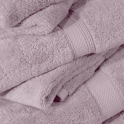 Superior Egyptian Cotton Plush & Absorbent, Bath Towel Set of 4, Purple | Quick Dry, Soft Luxury Towel Set, Bath Essentials for Bathroom, Guest Bath, Spa, 4 Piece Bath, Madeline Towels