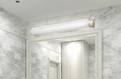 Lithonia Lighting Traditional Square 3K LED Vanity Light, 3-Foot, Brushed Nickel, 36-Inch