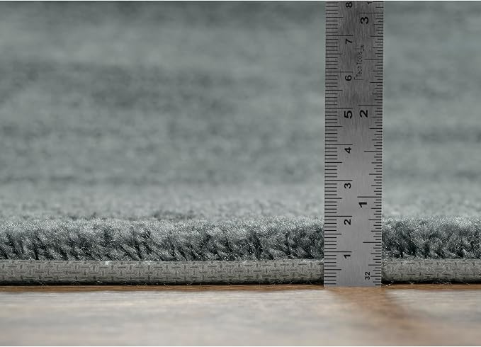 Garland Rug Traditional Bath Rug, 24-Inch by 40-Inch, Dark Gray