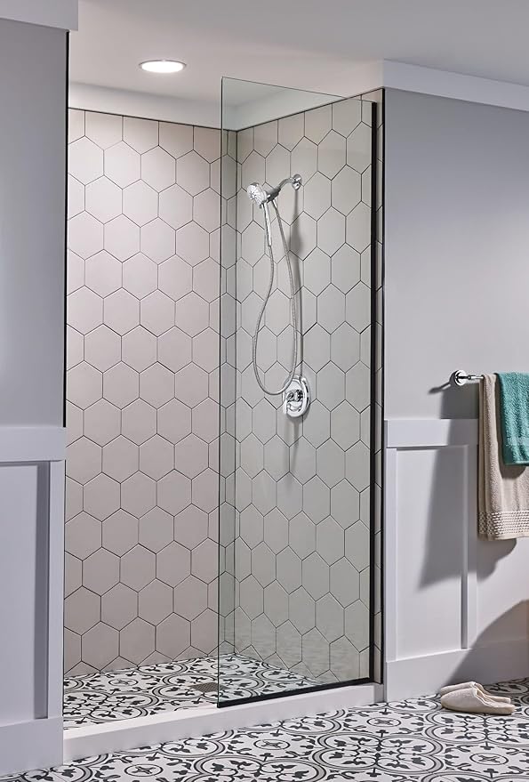 Moen Engage Magnetix Chrome 3.5-Inch Six-Function Detachable Handheld Showerhead with Magnetic Docking System, 26100