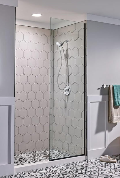 Moen Engage Magnetix Chrome 3.5-Inch Six-Function Detachable Handheld Showerhead with Magnetic Docking System, 26100