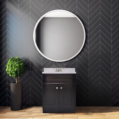 Design House Brookings Bathroom Vanity, 24", Espresso | Adjustable Hinges, Freestanding, Contemporary/Modern, Wood, Bath, 586974