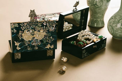 Mother of Pearl Jewelry Organizer Box - Birthday, Wedding, Anniversary, Christmas Birthday Gifts for Women
