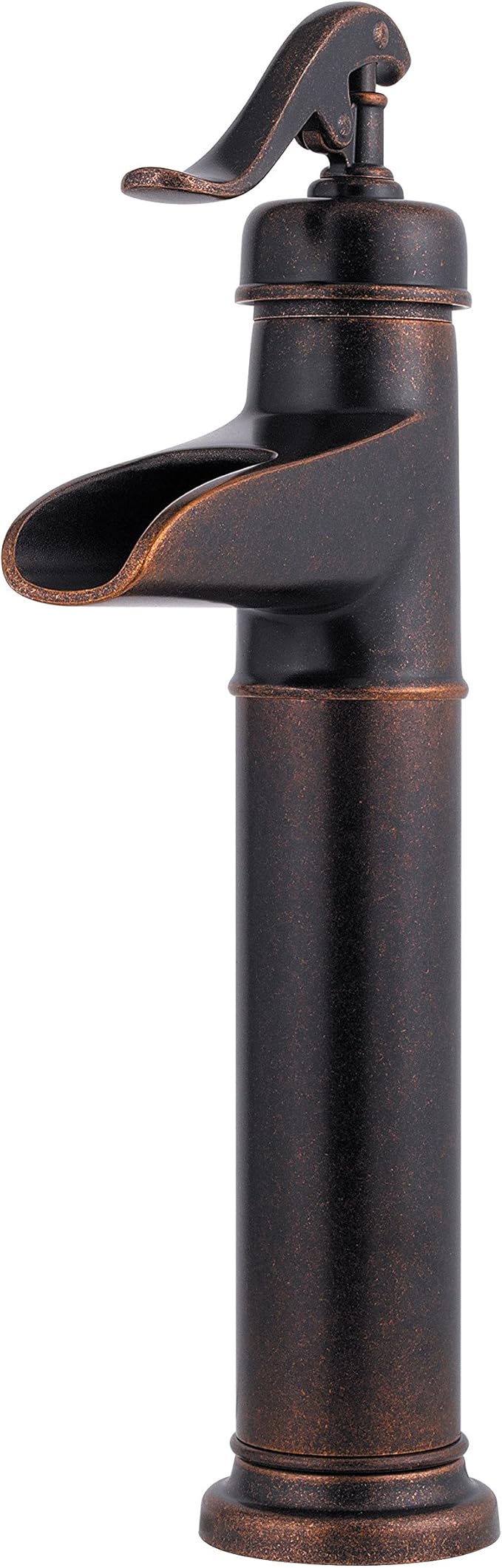 Pfister LF040YP0U Ashfield Single Control Vessel Bathroom Faucet in Rustic Bronze, Water-Efficient Model