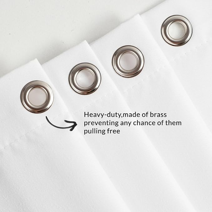 Felisa Ombre Black and White Shower Curtain Liner,Waterproof Fabric Shower Curtain with 3 Weighted Magnets, Odorless Cloth Lightweight Bathroom Curtain,Sturdy Rustproof Grommets,72 x 72