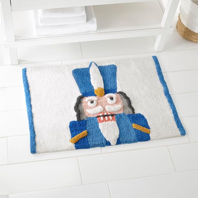 Avanti Linens - Christmas Bathroom Rug 20x30, Soft & Absorbent Cotton | Christmas Design, Soft & Absorbent, Non-Slip Backing, Machine Washable, Holiday Bathroom Décor