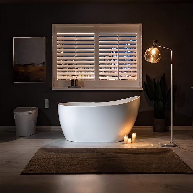 WOODBRIDGE B0006-C-Drain&O Bathtub, Chrome
