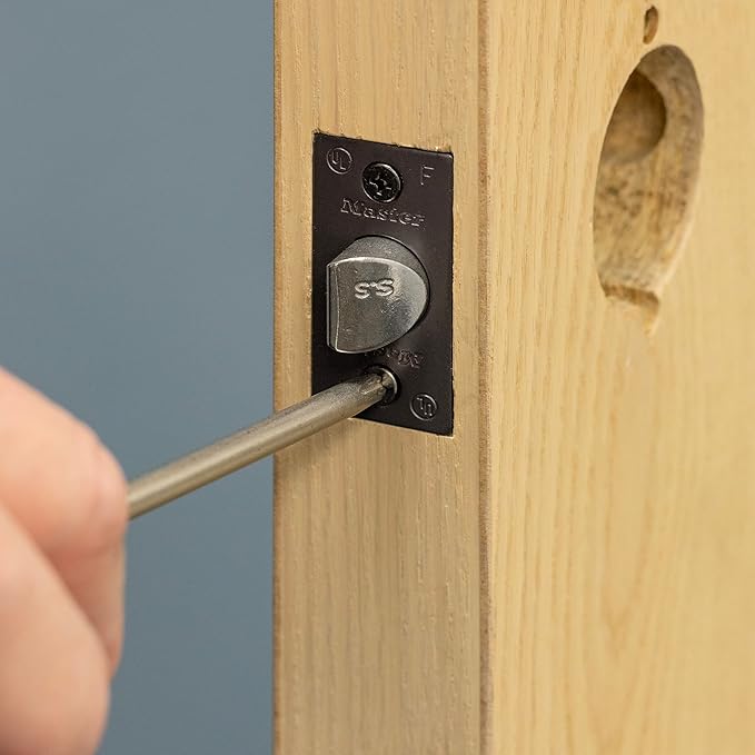 Master Lock SLCHPG10B Heavy Duty Lever Style, Grade 2 Commercial Passage Door Lock, Oil Rubbed Bronze Finish