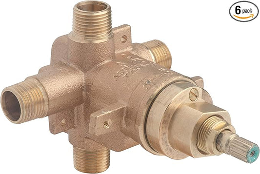 Symmons 262BODY Temptrol Brass Pressure-Balancing Tub and Shower Valve (Pack of 6)