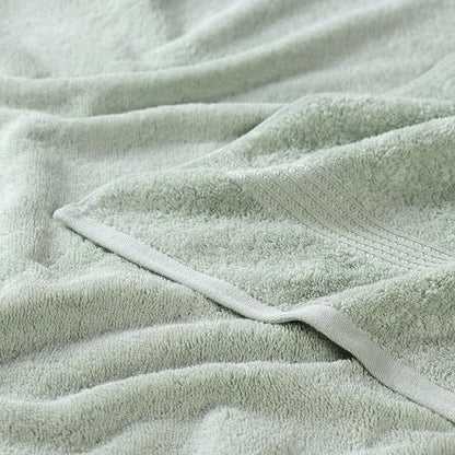 Superior Egyptian Cotton Bath Towel Set, Home Bathroom Towels, Master, Guest Bath, Decor Essentials, Quick Dry, Absorbent, Large Body Towels, Spa, Hotel, Resort, Adult, Kids, Set of 2, Sage